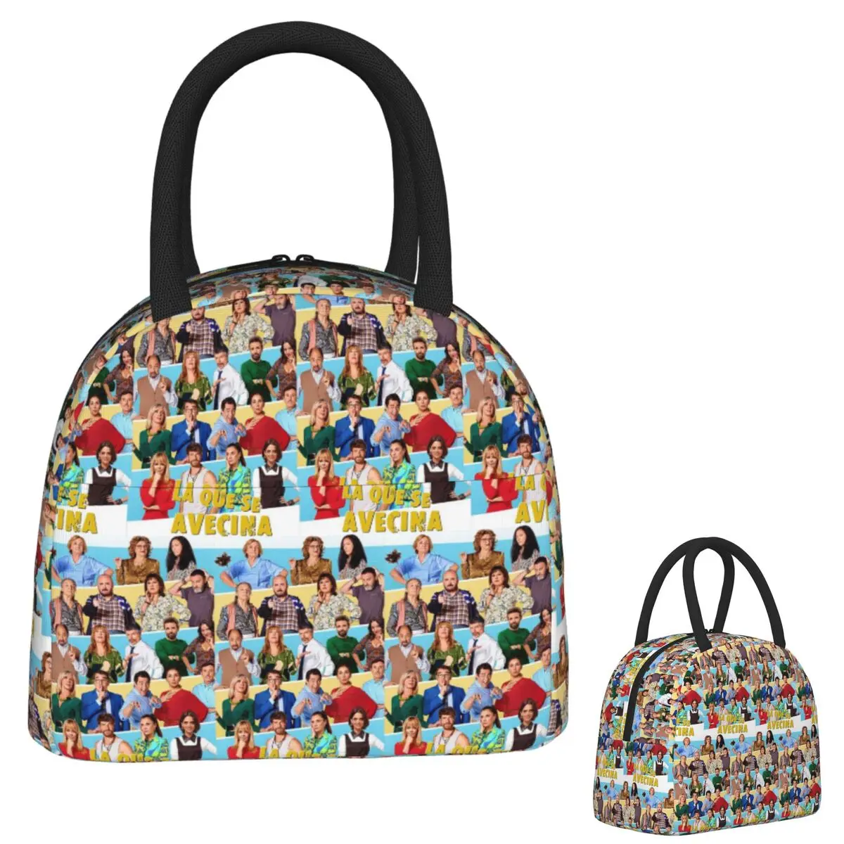 

La Que Se Avecina Lunch Bags Insulated Bento Box Portable Lunch Tote Leakproof Picnic Bags Thermal Bag for Woman Girl Work