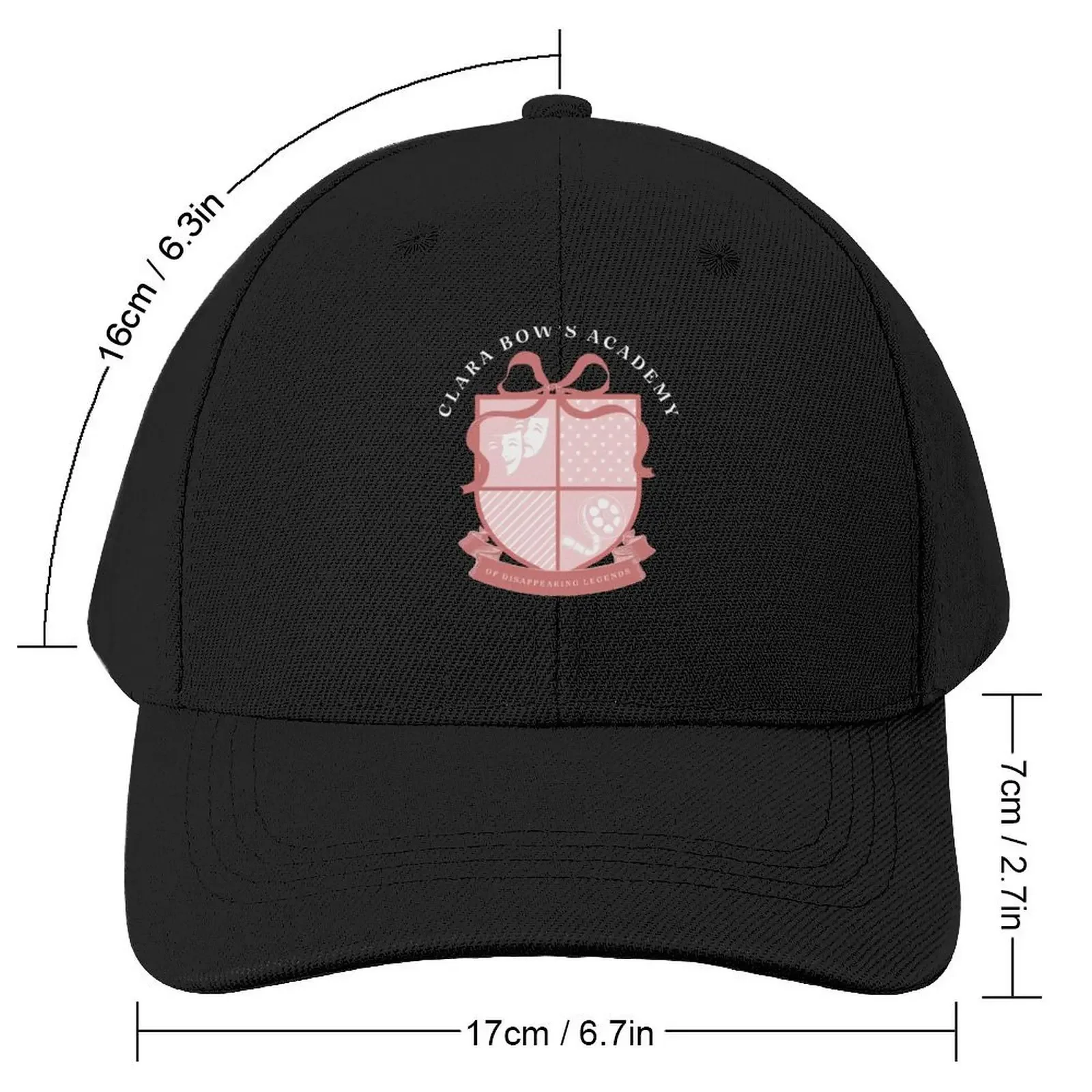 Clara Bow's Academy Gorra de béisbol Golf Anime Sombrero Marca de lujo Diseñador Sombrero Hombres Mujeres