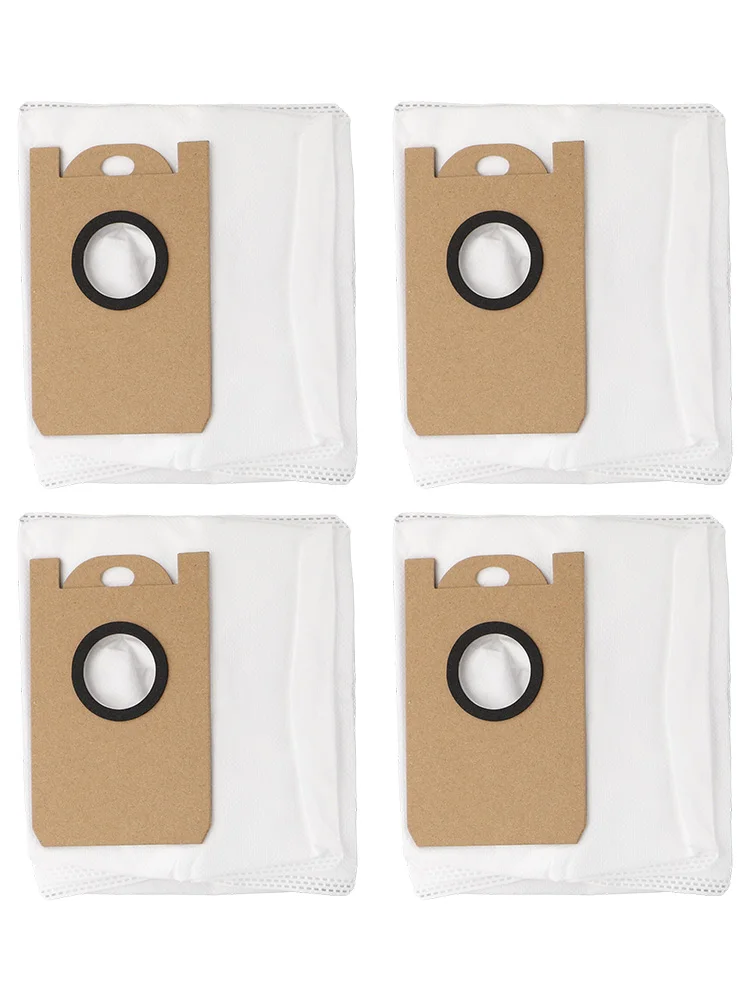 4 Pack Vacuum Bags Replacement Compatible with For K10+ Robot Vacuum Cleaner Dust Collection Bags Designed for Long Term Use