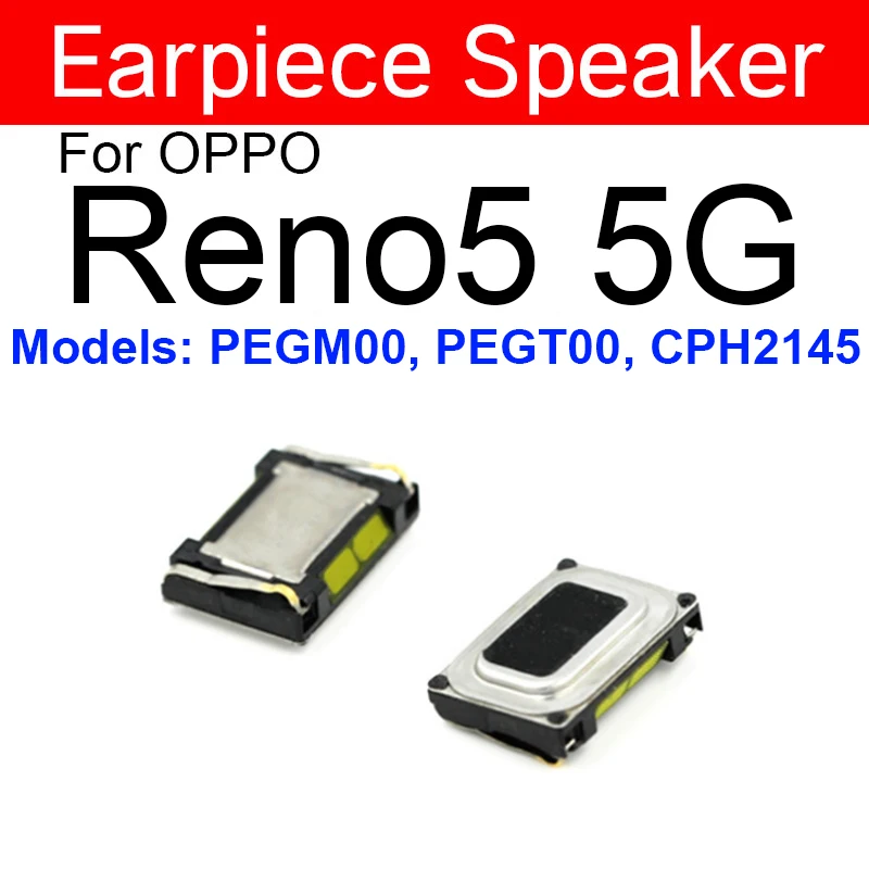 Earpiece Speaker For OPPO Reno 5 6 7 Pro Plus 5Lite 7Lite 5F 5K 5Z 7Z 7Se 5G Top Earpiece  Sound Earpiece Speaker Flex Cable