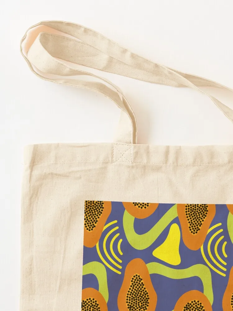 Funky Papaya Pattern Tote Bag Woman shopper bag Customizable large woman