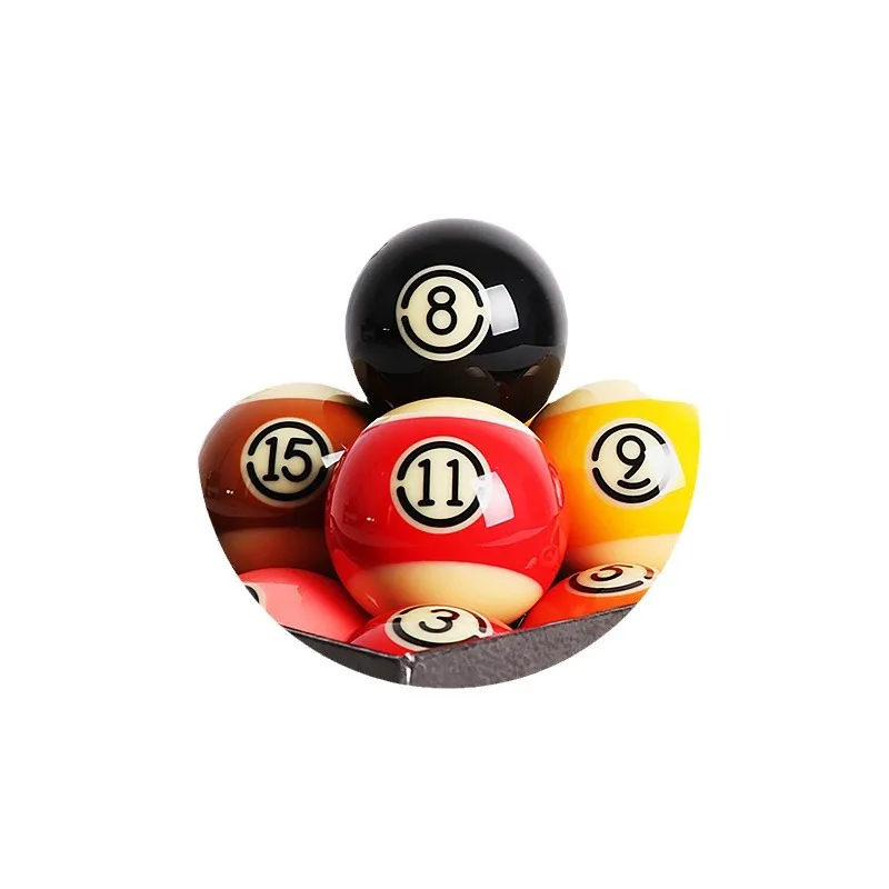 

Black 8 Billiards Large Crystal Ball Standard 16 Color Ball Room Special American Billiard Supplies