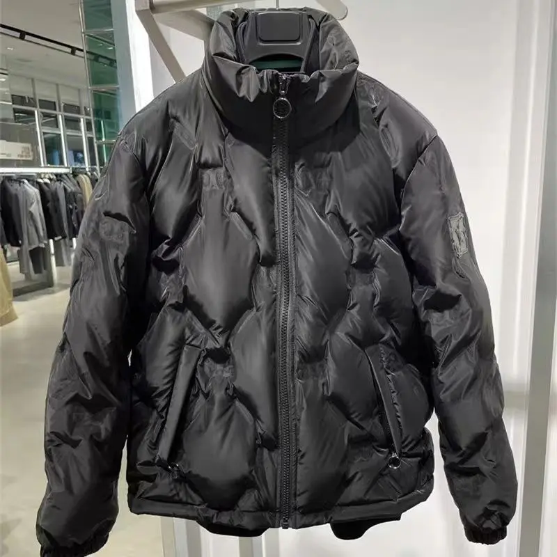 

Original Design Winter ort Faion Casual down Jaet Men's Zipper Sle White Du down Padded Coat Warm Sli Cact