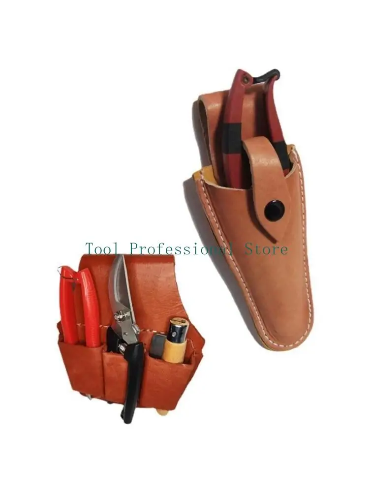 

57QF Leather Garden Pruning Scissors Leather for Case Hardware Pliers Tool Pocke