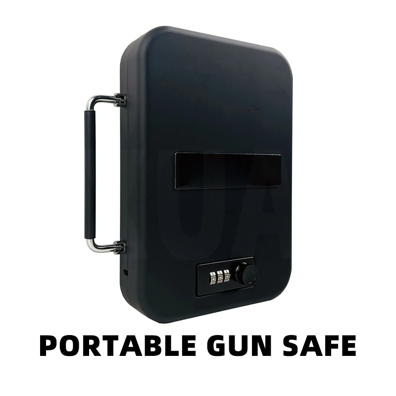 Mini Gun Safe Box Password Combination Mechanical Portable Weapon Money Jewelry  Cash  For Ipad Ospon  Dialing Wheel Password