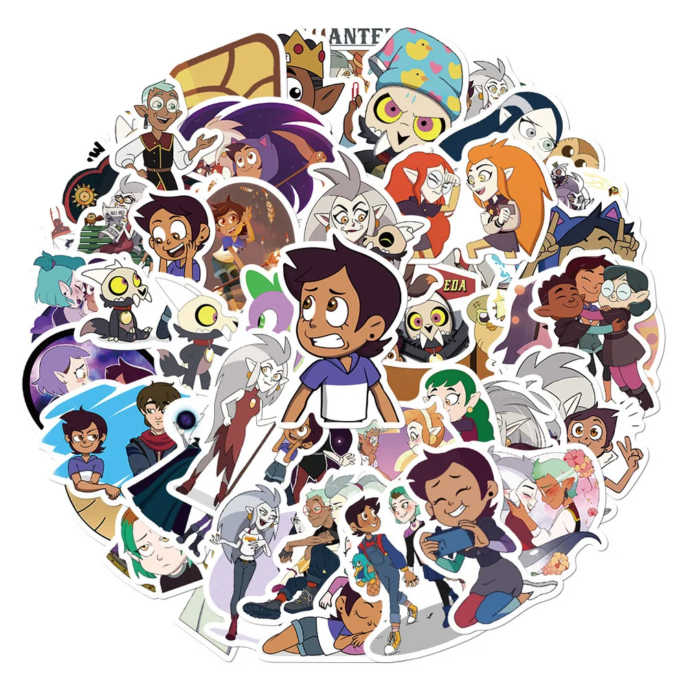 

10/30/50PCS The Owl House Stickers Disney Cartoon Anime Decoration Decals Cute Waterproof Graffiti Laptop Skateboard Motorcycle