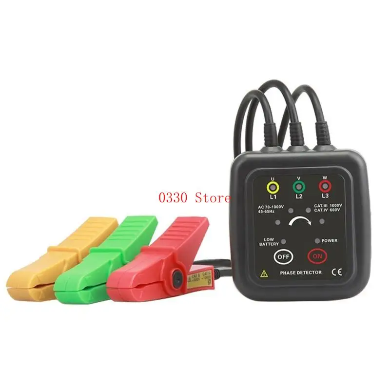 Clamp Phase Rotation Detector None Contact For Car Motorcycle Repair