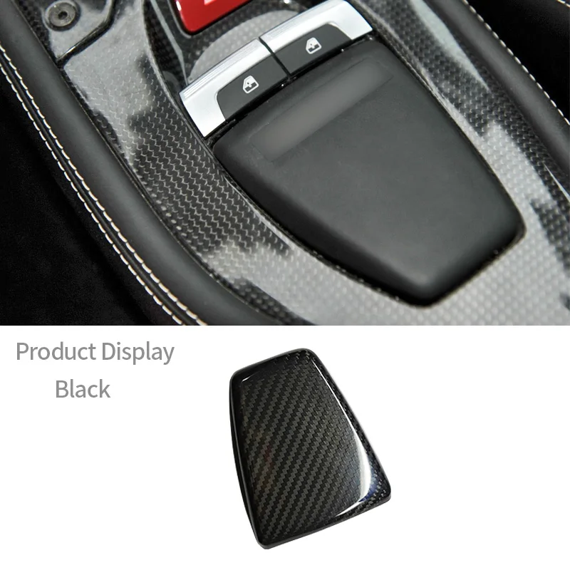 For Ferrari 458 2011-2016 Auto Modeling Glass Lift Switch Cover Frame Real Carbon Fiber Decoration Car Interior Accessories