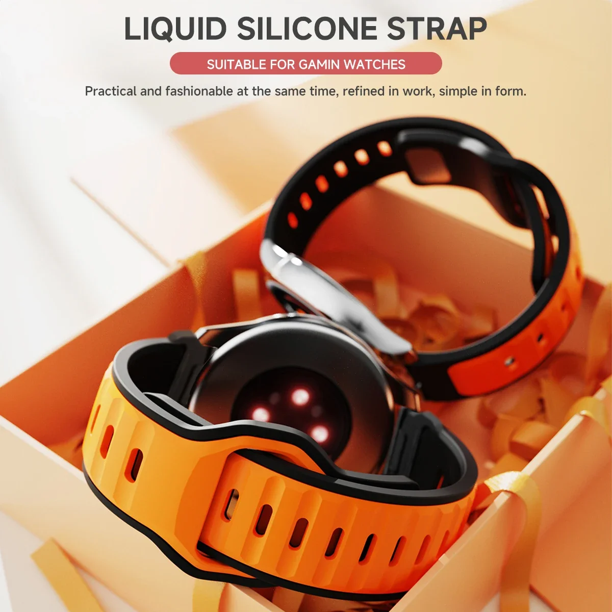 26 22mm cinturino in silicone QuickFit per Garmin Fenix 8 6X 6 7X 7 Pro 47 51mm 5 5X Epix Gen2 Enduro2 cinturino da polso Easyfit cinturino