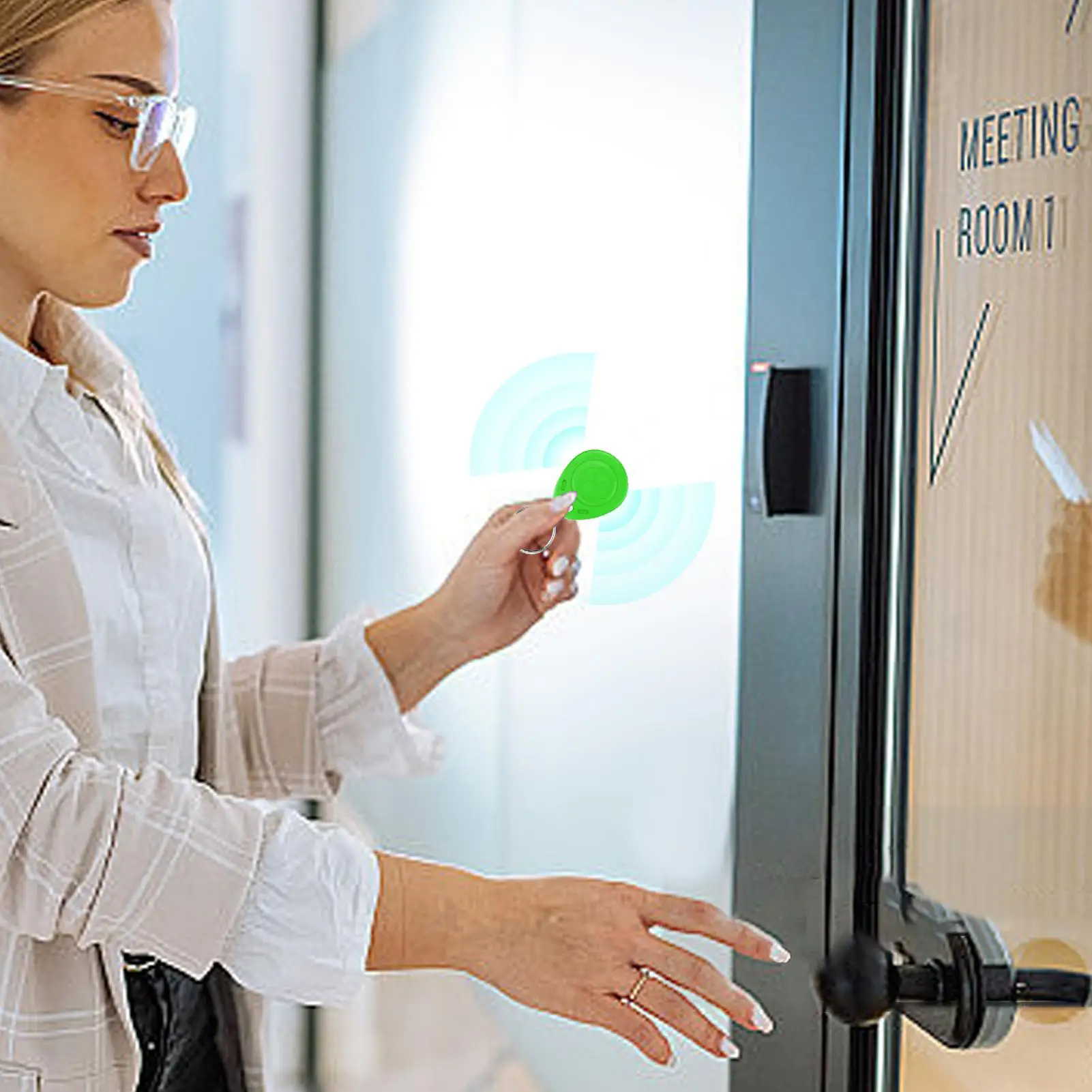 Chave fob sem contato de 125khz, 10 peças, à prova d'água, somente leitura, sensor sensível, chave rfid para controle de acesso, estacionamento de elevador