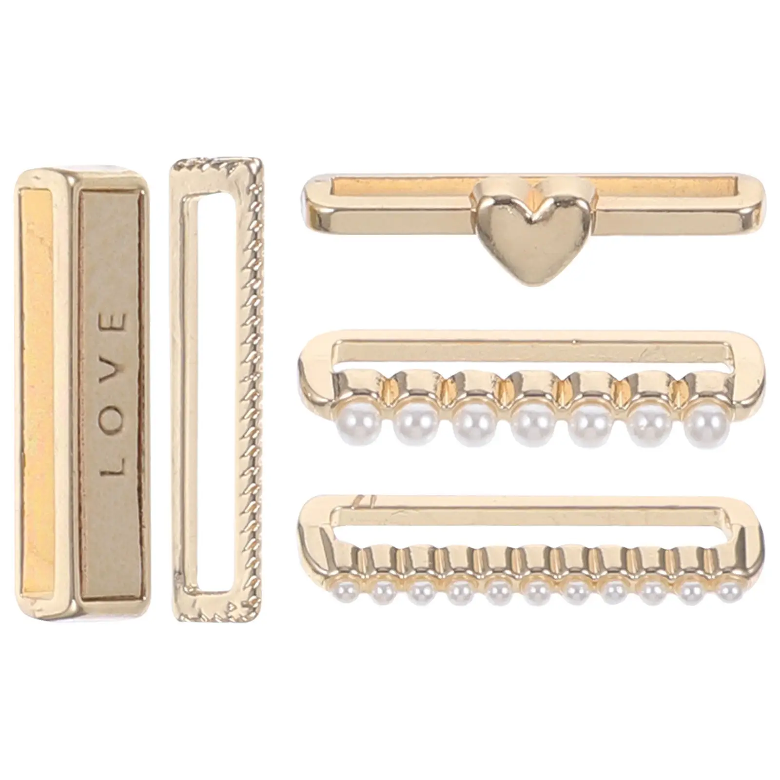 

5Pcs Watchband Charm Decorative Silicone Rings Stylish Watch Strap Accessories Unique Smartwatch Wristband Ornaments