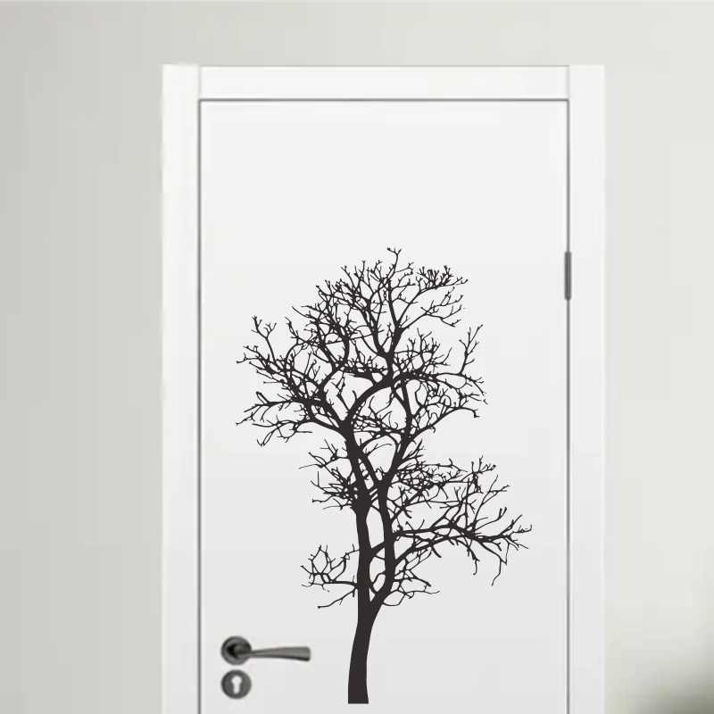 

Large Winter Tree Branch Wall Sticker Office Kids Room Jungle Forest Wildlife Wall Decal Bedroom Vinyl Home Decor #542