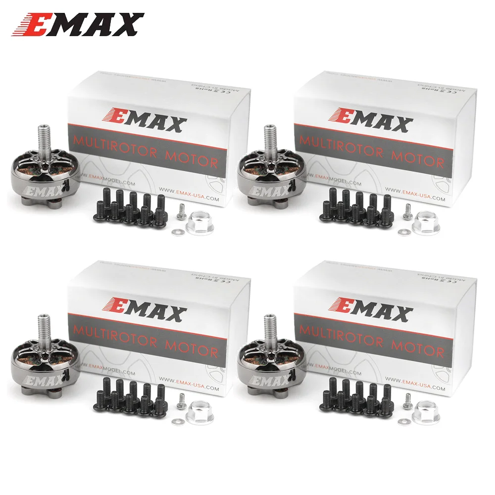 

4 шт./лот Emax ECOII ECO 2306 1700KV 1900KV 3-6S 2400KV 3-4S CW бесщеточный двигатель M5 вал для RC FPV Racing Drone Quadcopter Запчасти