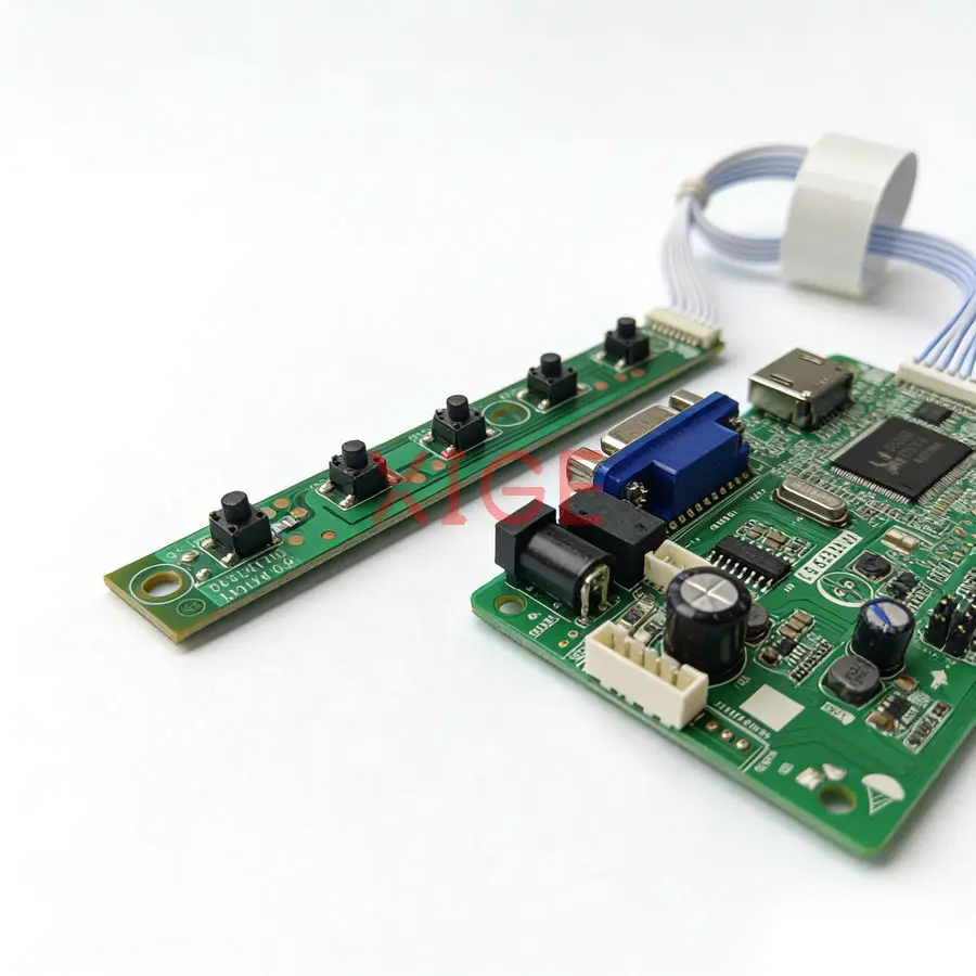 

Для N156HCA N156HCE N156HGE N156HGA матричный контроллер комплект приводной платы DIY дисплей для ноутбука VGA + HDMI 1920x1080 1920*1080 30-контактный EDP