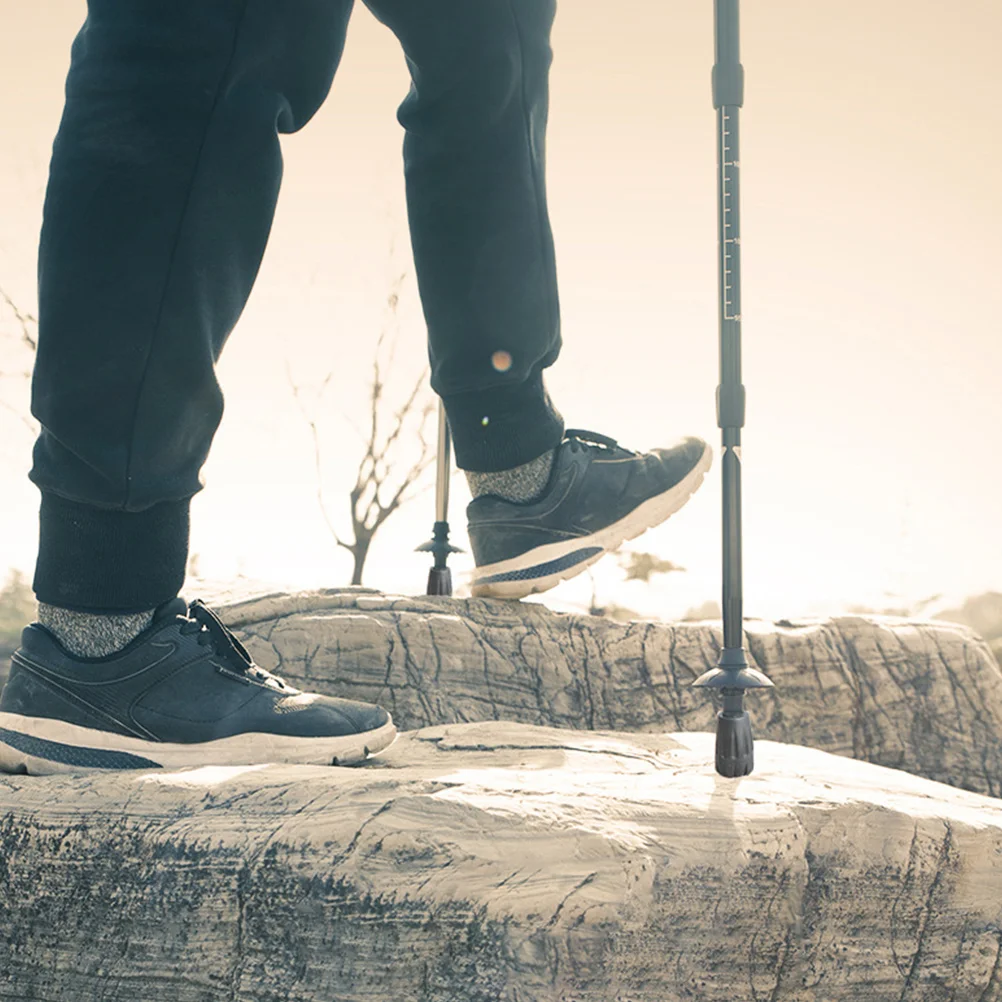 

16Pcs Trekking Pole Tip Cover Rubber Walking Pole Tip Protector Hiking Stick Tip Cover for Rugged Outdoor Grip
