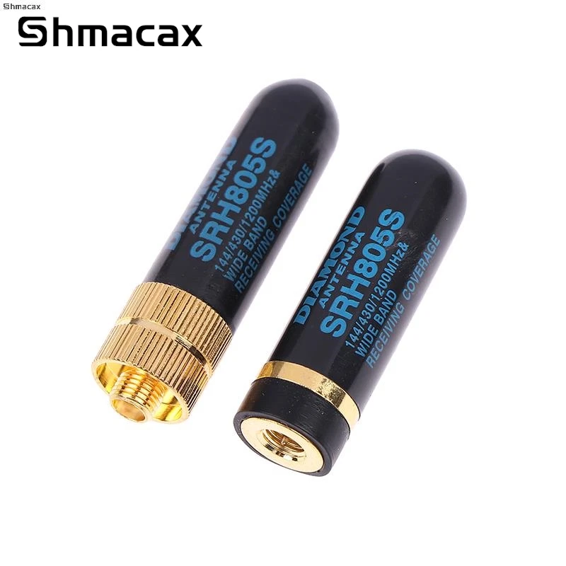 SMA-M/SMA-F Dualband-Antenne UHF+VHF SRH805S Walkie Talkie für Baofeng/YAESU