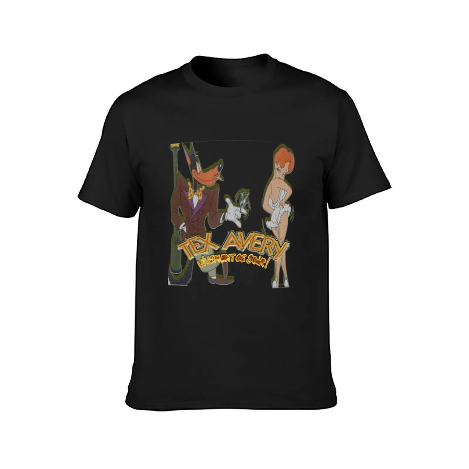 tex avery T-Shirt summer top vintage t shirts vintage clothes animal prinfor boys t shirt men 100℅ cotton