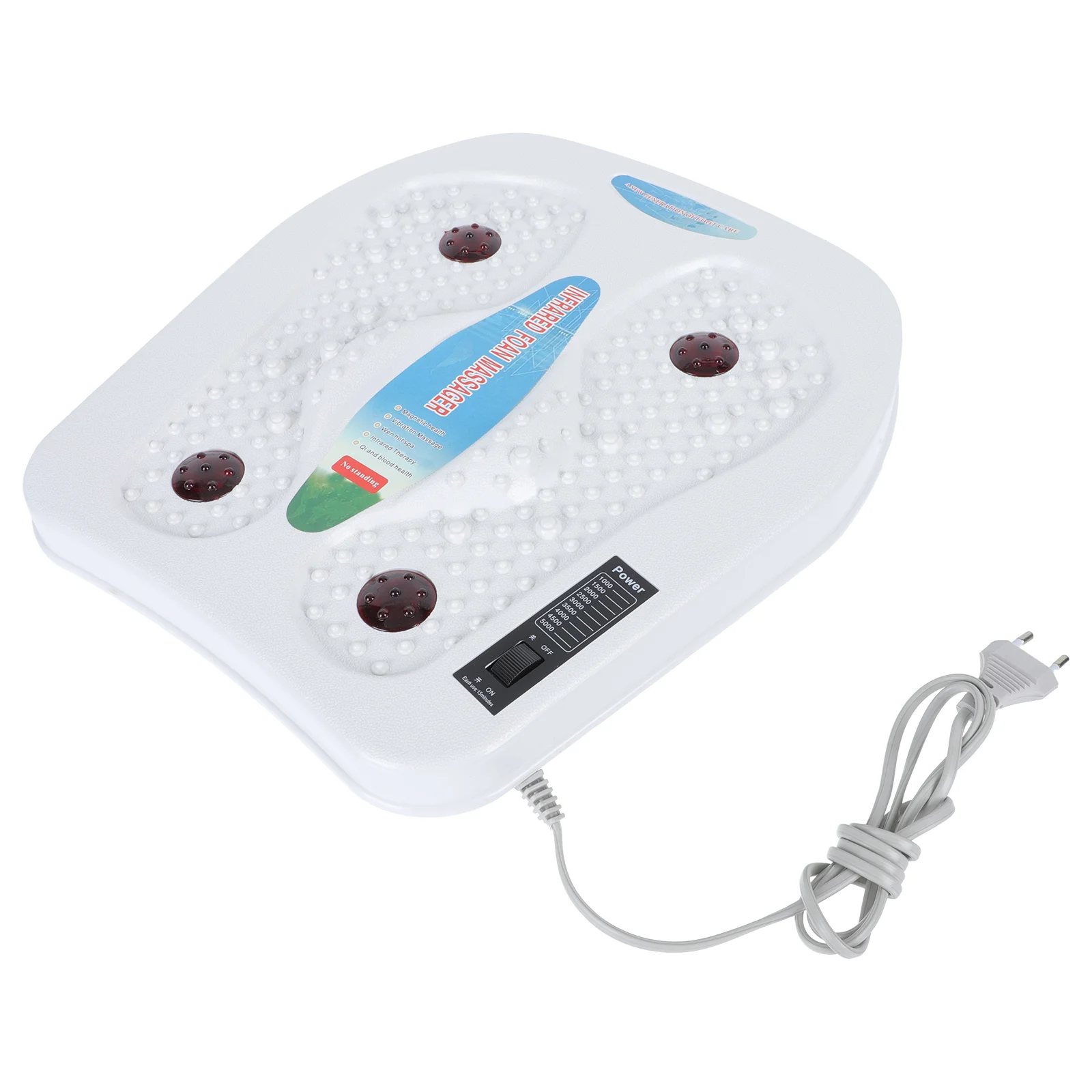 

Foot Massage Machine Far Foot Massager Multifunctional Foot Kneading Heating Massager 34X31CM EU Plug