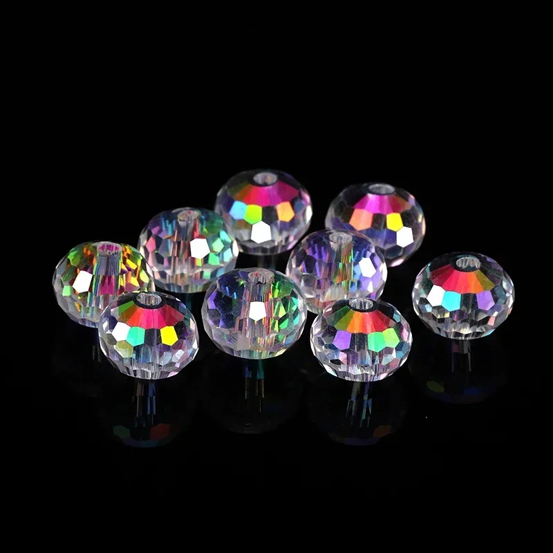 6mm 8mm Austria Crystal Beads Faceted Round Loose Spacer Beads Rhinestone for Jewelry Making DIY Necklace Bracelet Earring view 4