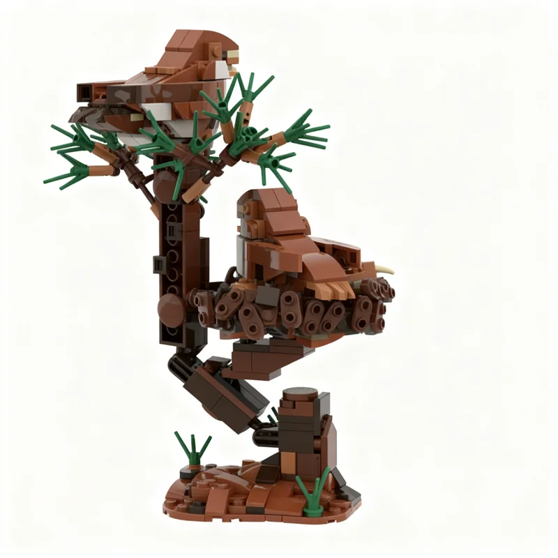 404 pièces MOC créateur 3 1 deux petits oiseaux modèle blocs de construction jouets Architecture cadeaux de noël idée éducation brique enfants