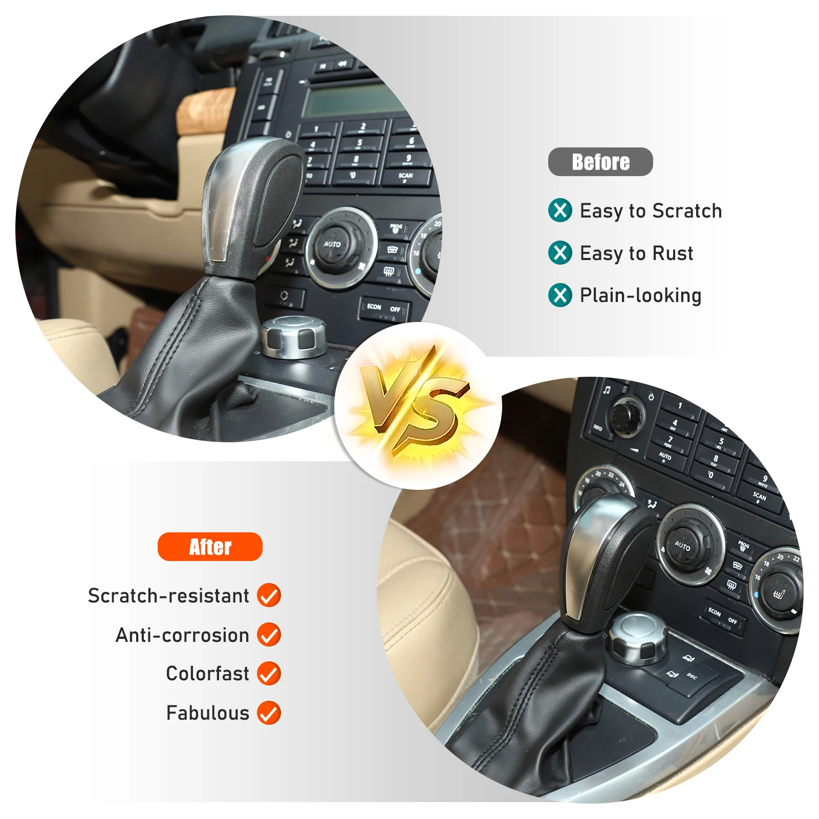 Car Gear Shift Lever Knob Handball LR052792 LR038636 For Land Rover Freelander 2 LR2 L359 2006-2014 Gear Shifter Knob Handle