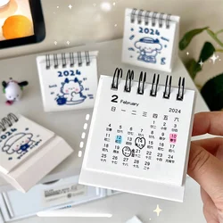 2023.9-2024.12. Calendar Cartoon Desk Calendar Coil Calendar Book Diy Journal Planner Record Desk Accessories Decoration