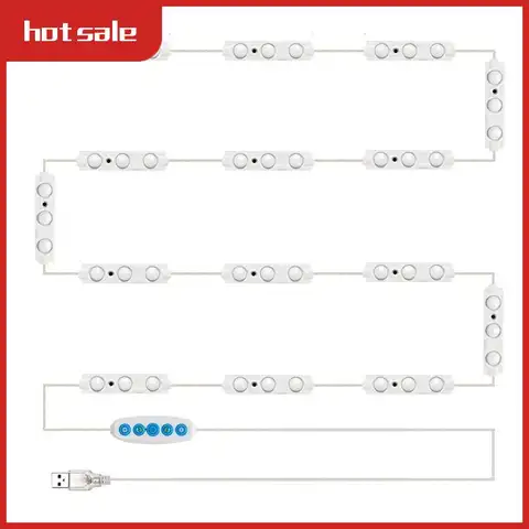 LED 화장대 거울 조명 키트 교체 액세서리 화장대 메이크업 라이트 드레싱 테이블 램프 미러 조명 스트립