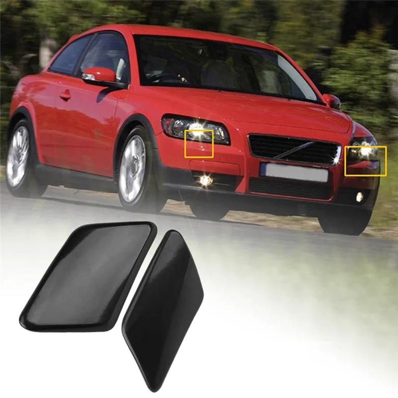 

Unusual Head Light Lamp Nozzle Cover Front Bar Nozzle Motor Trim Cover For Volvo C30 2008-2010 39876479 39876478