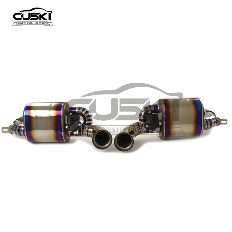 High Performance Catback For Porsche 911 991/991.1 3.4/3.8 2012-2019 Upgrade GT3 Titanium alloy Exhaust Pipe Muffler escape