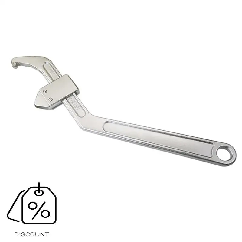 ABJO-ประแจปรับฝาครอบมิเตอร์น้ําพิเศษ Spanner ประแจแรงบิดด้านข้าง Hook NUT ประแจซ่อมเครื่องมือ