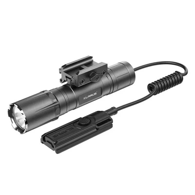 Klarus GL4 3300 Lumens USB C Rechargeable Tactical Flashlight  Compatible with Various Types of Rifles Rail