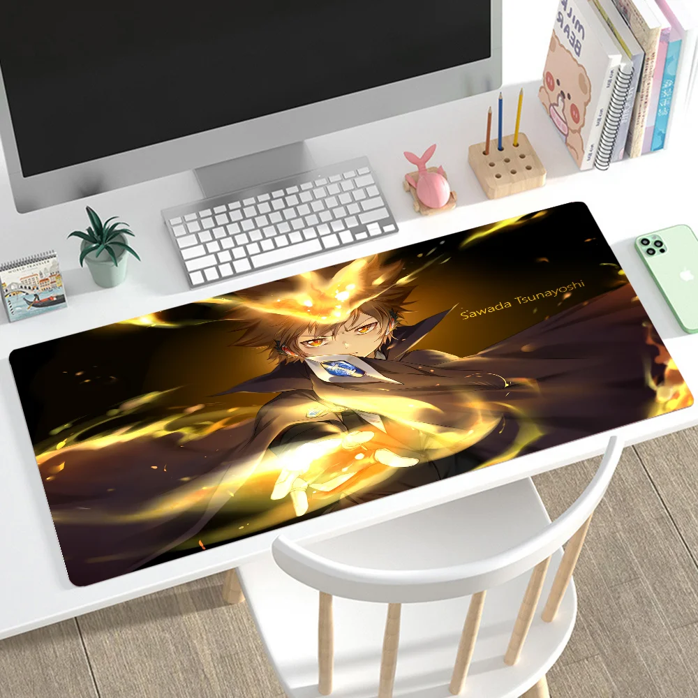 Katekyo Hitman Reborn Mousepad Mouse Mat Desk Mat With Pad Gaming Accessories Prime Gaming XXL Keyboard Pad Padding Mat