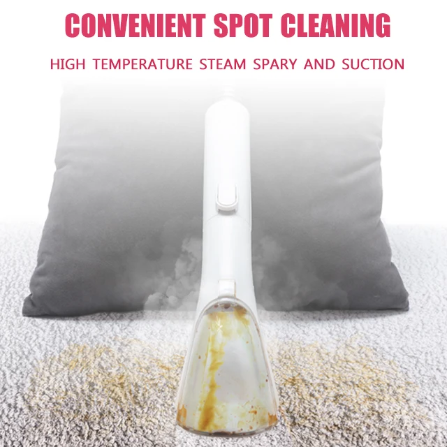 Powerful Suction Multi-purpose Steamer 12.5kpa Fabric Sofa Upholstery Spot Cleaner Steam Carpet Cleaning Tool