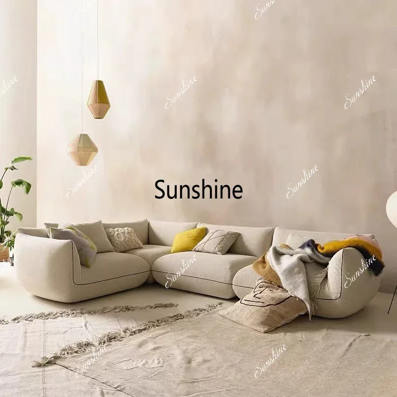 Nordic Modern Simple Light Luxury Minimalist Homestay Modular Sofa