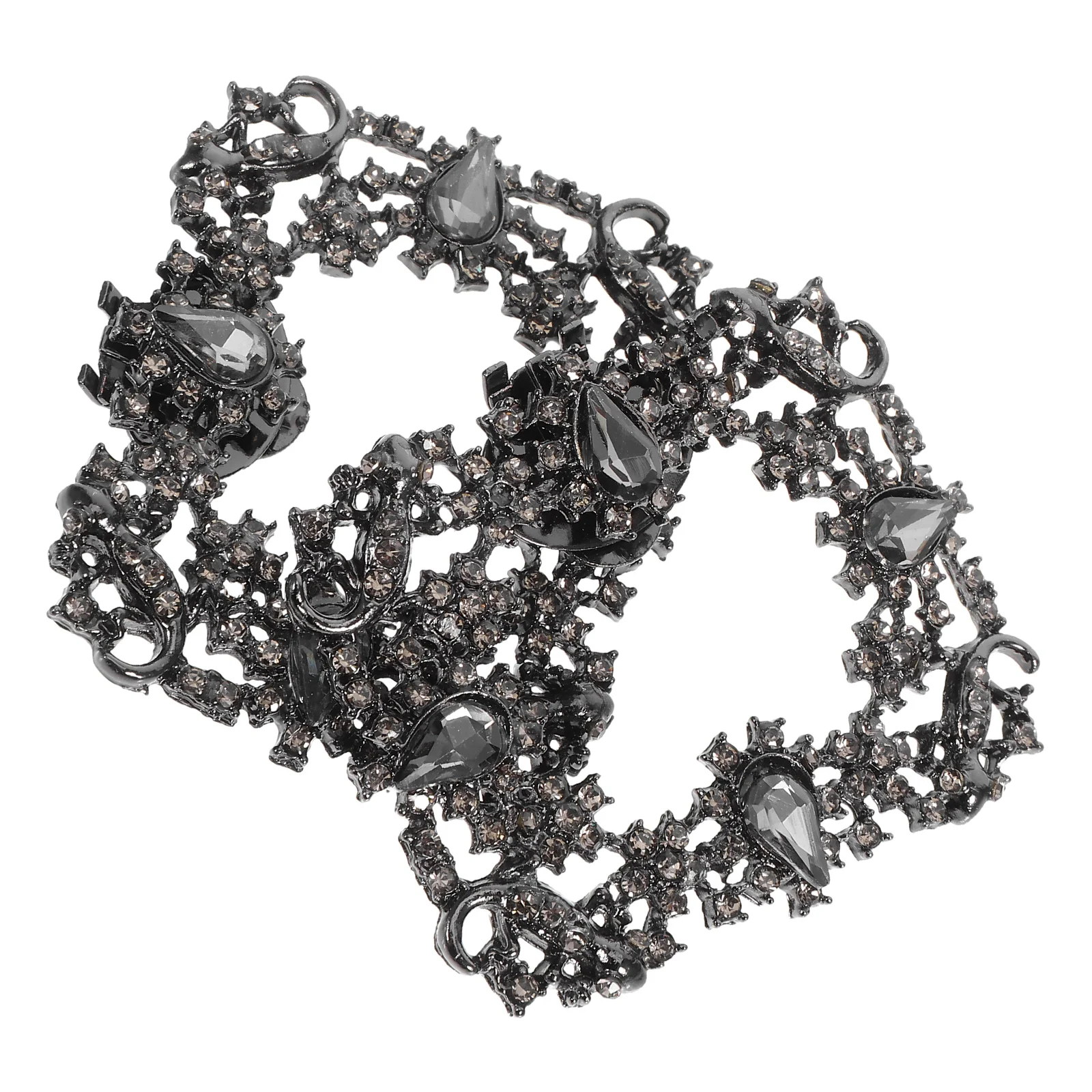 2pcs Detachable Shoe Buckle Clips Women Wedding Heels Accessories Rhinestone Metal Evening Party Shoe Decorations For Brides