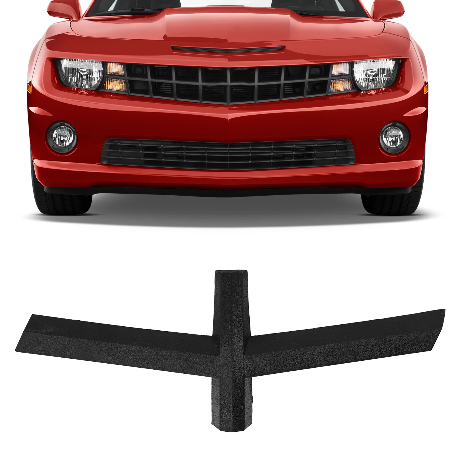 Front Grill Emblem Bow Tie Removes Black Airflow Guiding Personalized Replacement for Chevy Cam