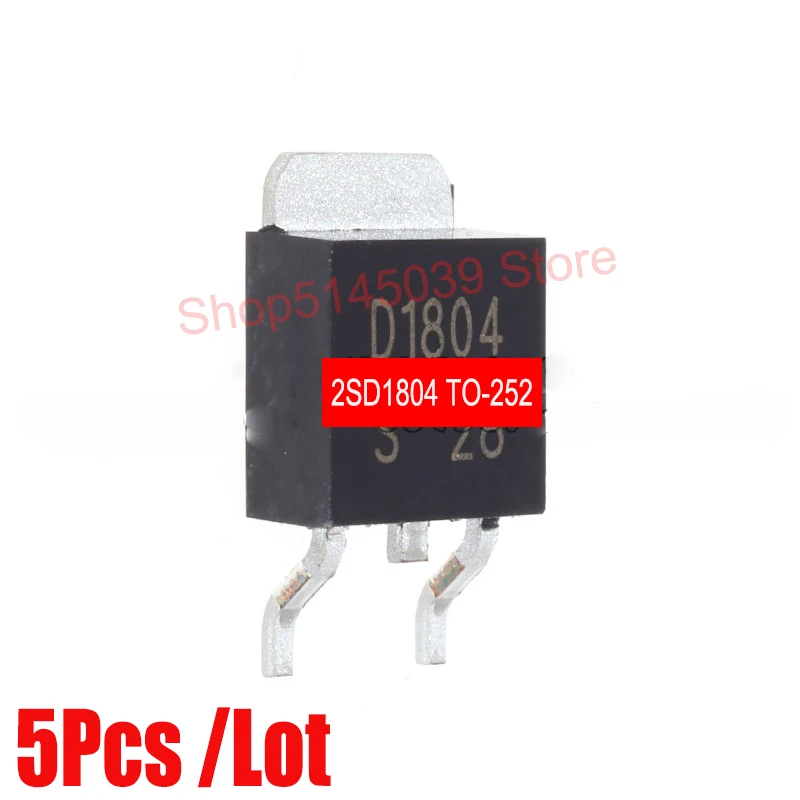 (5piece) 2SD1804 D1804 / FDD6680A FDD6680AS / STU12L01 12L01 / STD85N3LH5 85N3LH5 / H5N2504DS 5N2504  TO-252 MOS