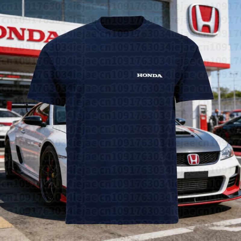 

Новая летняя футболка Honda 2026 для мужчин и женщин, хлопковая рубашка для весны и осени, повседневный топ для мотокросса Honda Paddock