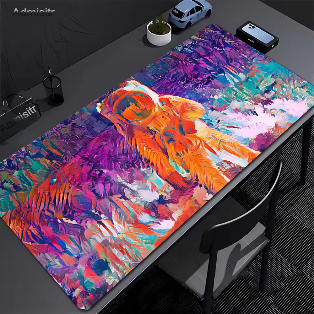 Mousepad Astronauta Space Mousepad Mouse Mat Desk Mat With Pad Gaming Accessories Prime Gaming XXL Keyboard Pad Padding Mat