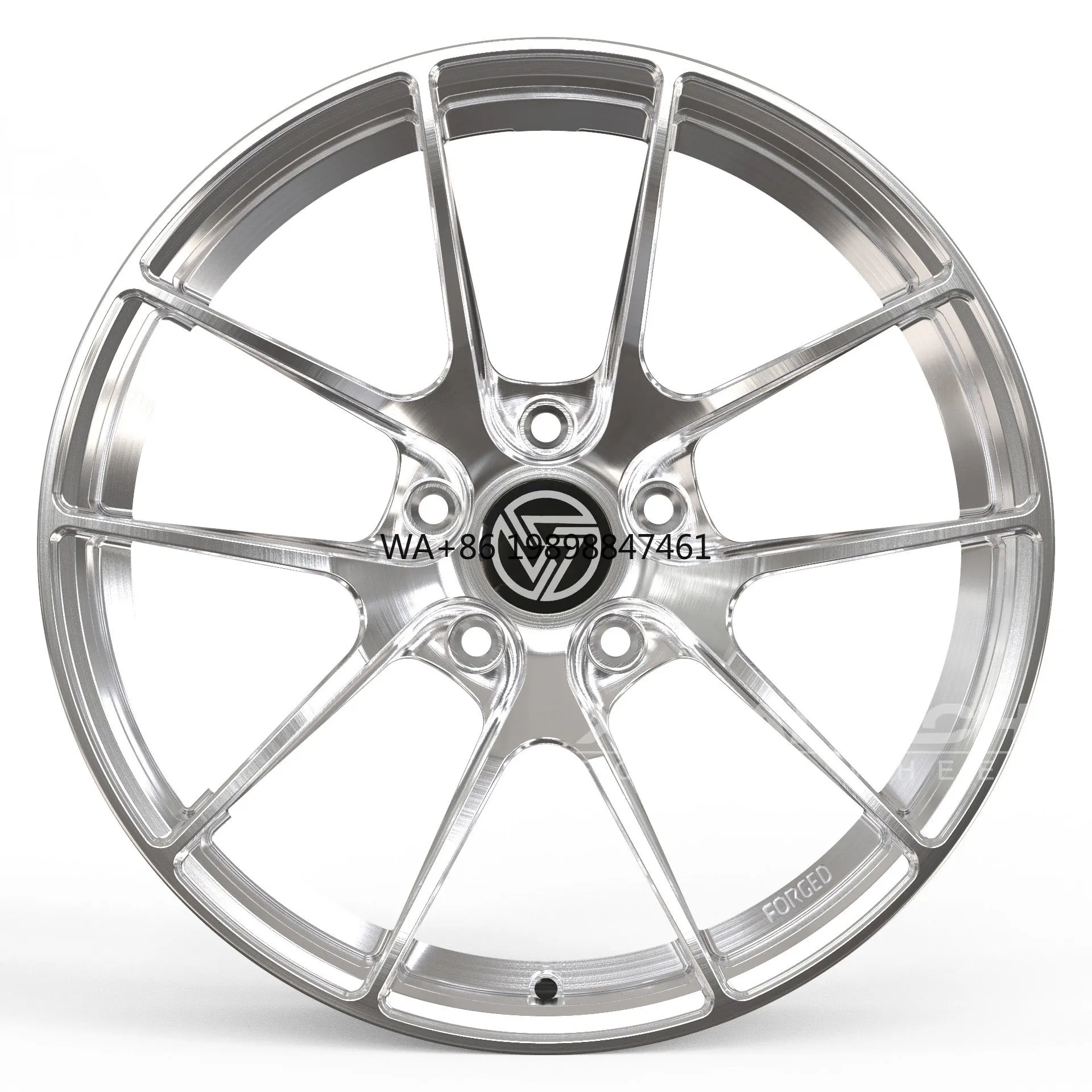 

XL Brushed Silver Custom Monoblock Forged Alloy Wheel 5x114.3 5x112 5x120 Luxury Car Wheels for Mercedes-Benz BMW Audi