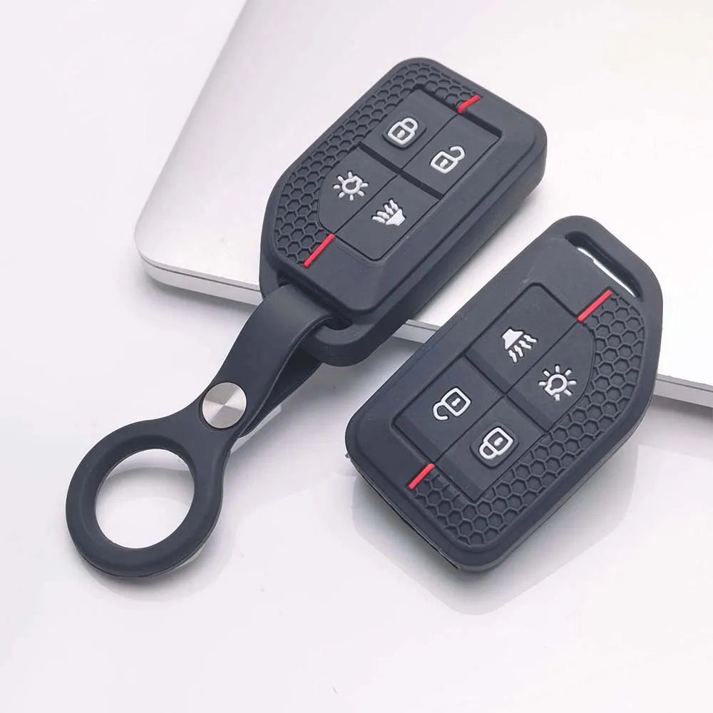 For Volvo New FM FH Truck Key Case FH16 Tractor Van Heavy Truck Key New Style High Quality Silicone Protective Cover Buckle