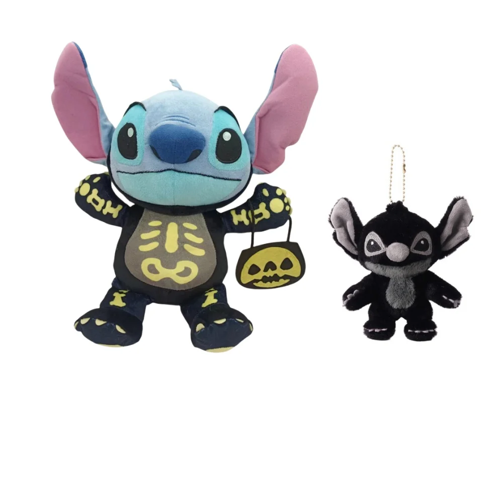

Stitch Skeleton Lilo and Stitch Plush Dolls Anime Cartoon Toy Stitch Kawaii Plushie Stuffed Toys Birthday Gifts for Kids