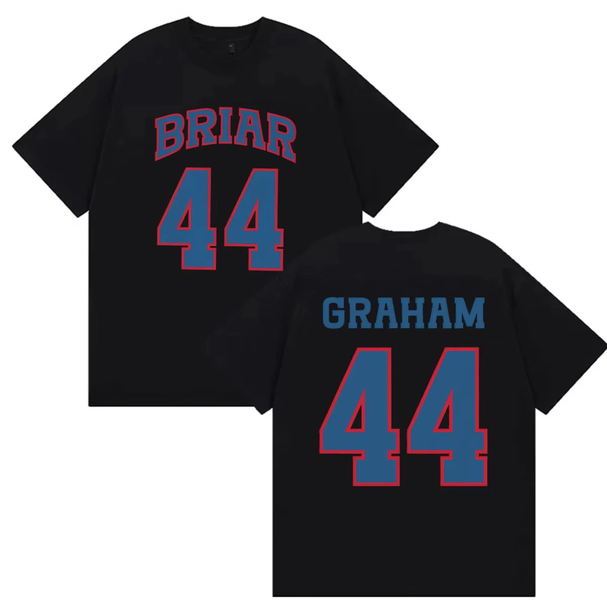 2026 New Graham 44 Briar University Off Campus TV Series T-shirts Men's Women Clothing Fashion Oversized Casual Cotton T Shirts
