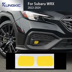 Car Fog Light Protection Film Yellow for Toyota Tacoma 2024 for Subaru WRX 2022-2024 Anti scratch PVC Protective Film Sticker