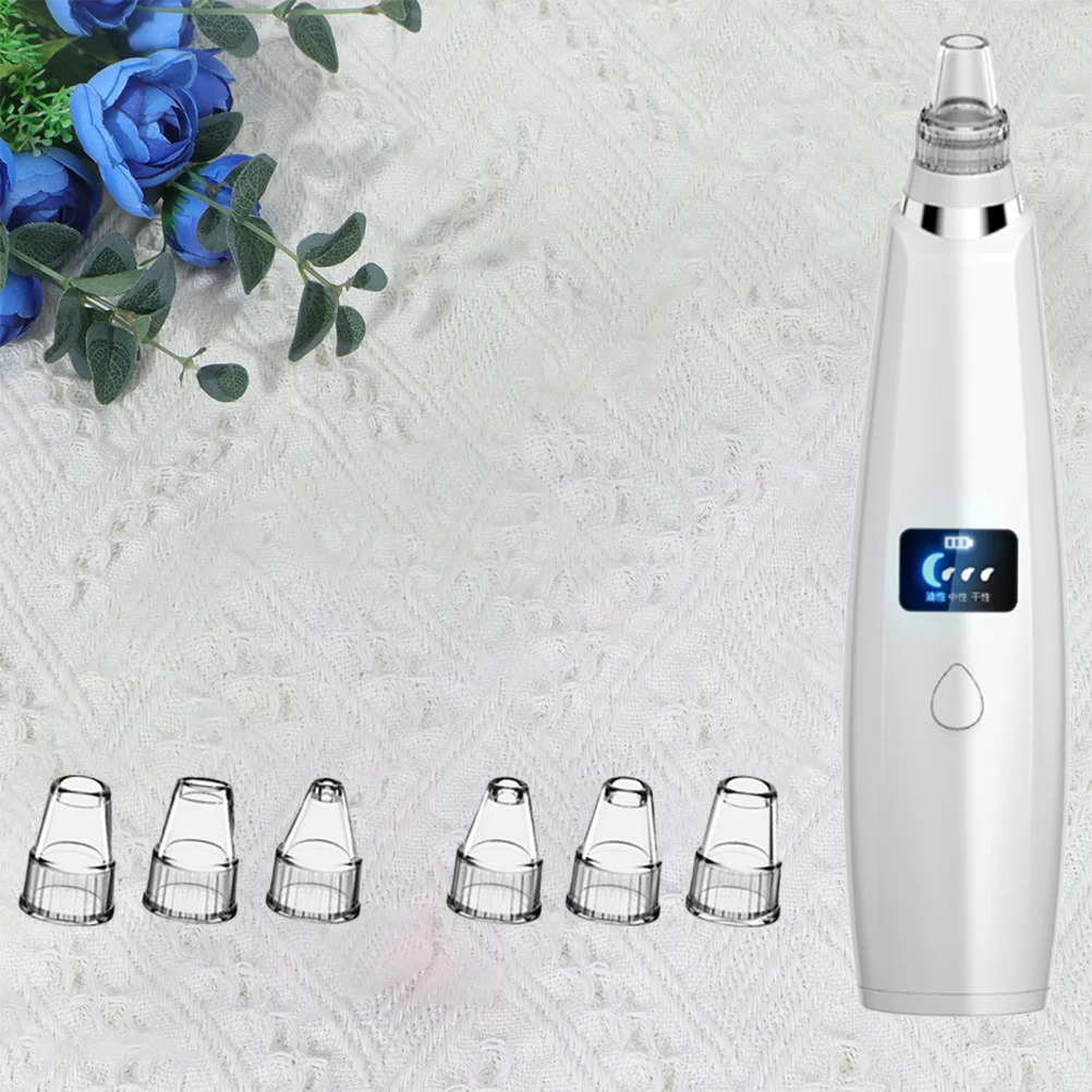 

Electric 3 Gears 6 Suction Heads Pore Acne Absorber Facial Cleaner Beauty Instrument Skin Care Device Portable