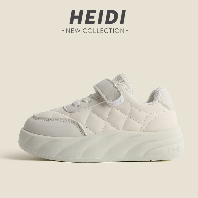 الأطفال ربيع الخريف بلون أحذية رياضية خفيفة الوزن صبي الفتيات لينة سوليد أحذية اللوح عادية متقلب العلوي حذاء أبيض