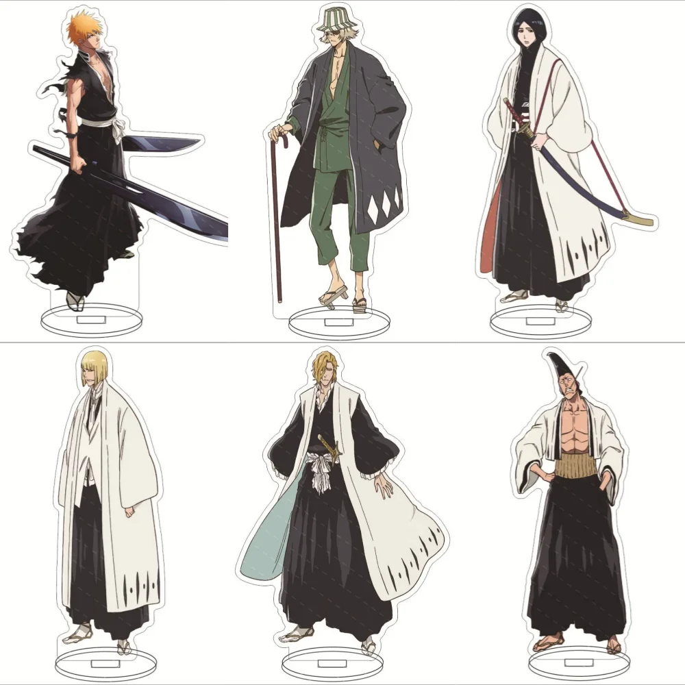 15CM Hot Charm Anime BLEACH Acrylic Stand Model Cosplay Characters Ornament Accessories Goods Collection Gifts