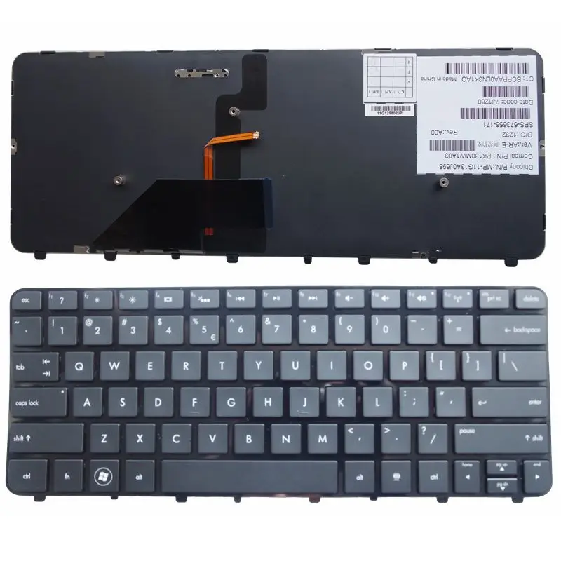 

New Backlit US English Keyboard For HP Folio 13-1013TU 13-1014TU 13-1015 13-1015TU 13-1016 13-1000 13-2000 Laptop