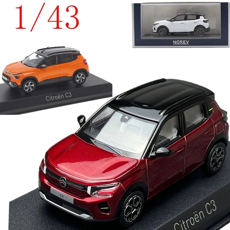 

Norev Diecast 1:43 Scale Citroen Alloy Car Model Citroen C3 (2021) Play Vehicles Toys for Boys