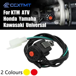 Motorcycle Start and Kill Switch NO/OFF Horn Button Commonly Open Electrical Converter For Yamaha ATV UTV KTM Honda Kawasaki Etc